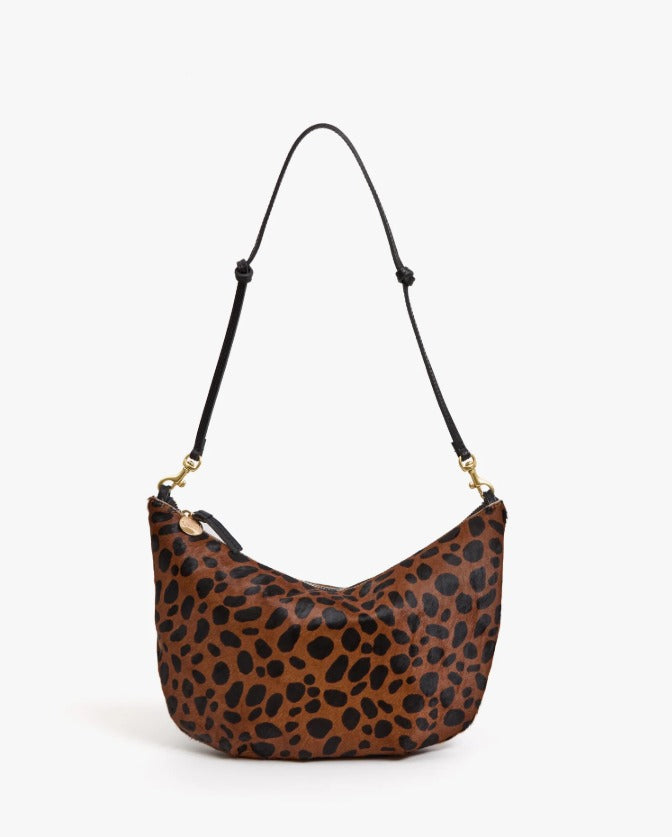 Clare V Lune Leopard Print Bag