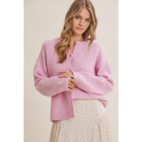 In February Cotton Candy Cardigan