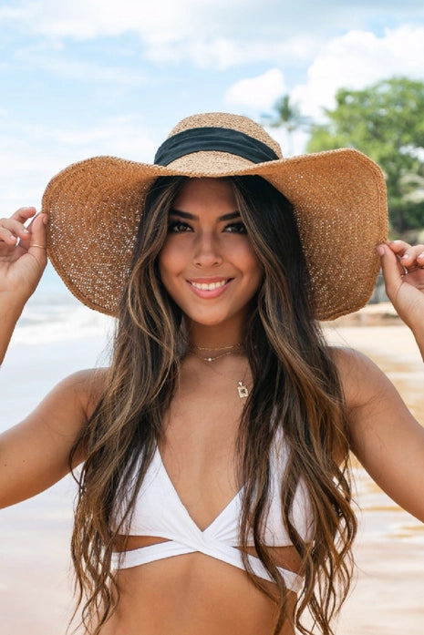 Embellish Your Life Packable Straw Beach Hat