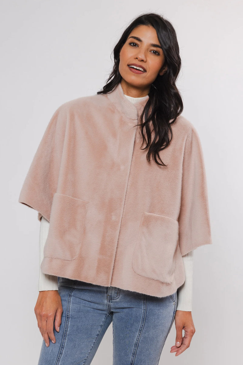 Rino & Pelle Dewi Faux Fur Cape