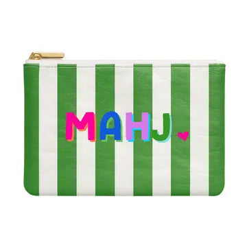Aspen Lane Mahjong Club Stripe Pouch