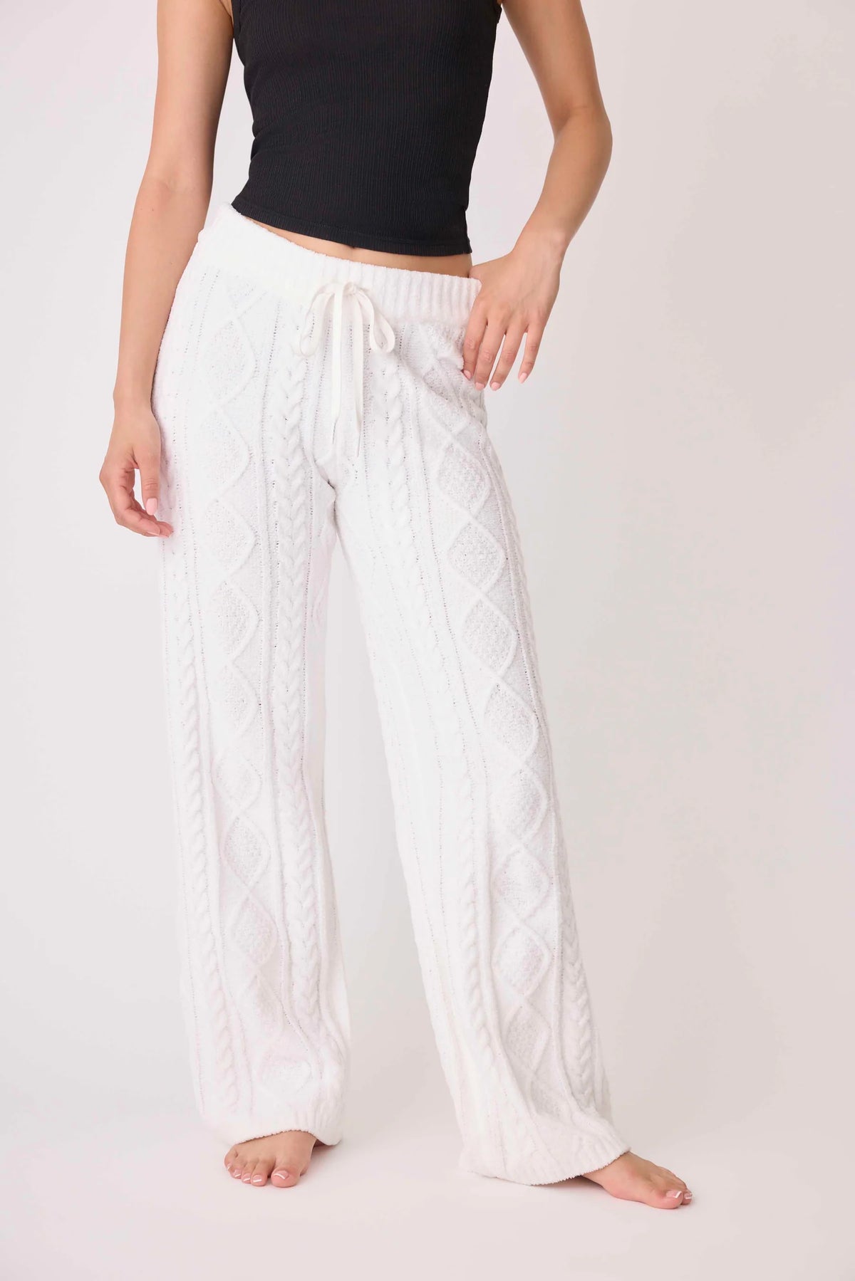 P.J. Salvage Cable Knit Lounge Pant