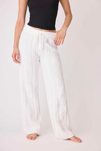 P.J. Salvage Cable Knit Lounge Pant