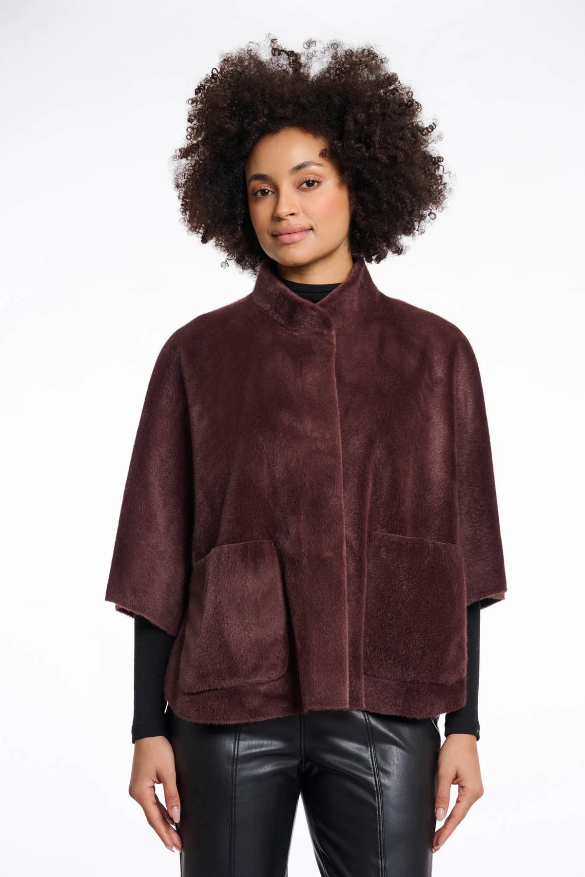 Rino & Pelle Dewi Faux Fur Cape