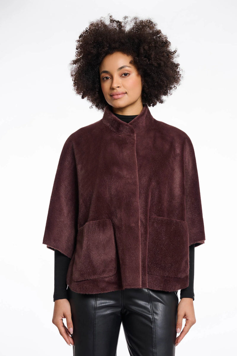 Rino & Pelle Dewi Faux Fur Cape