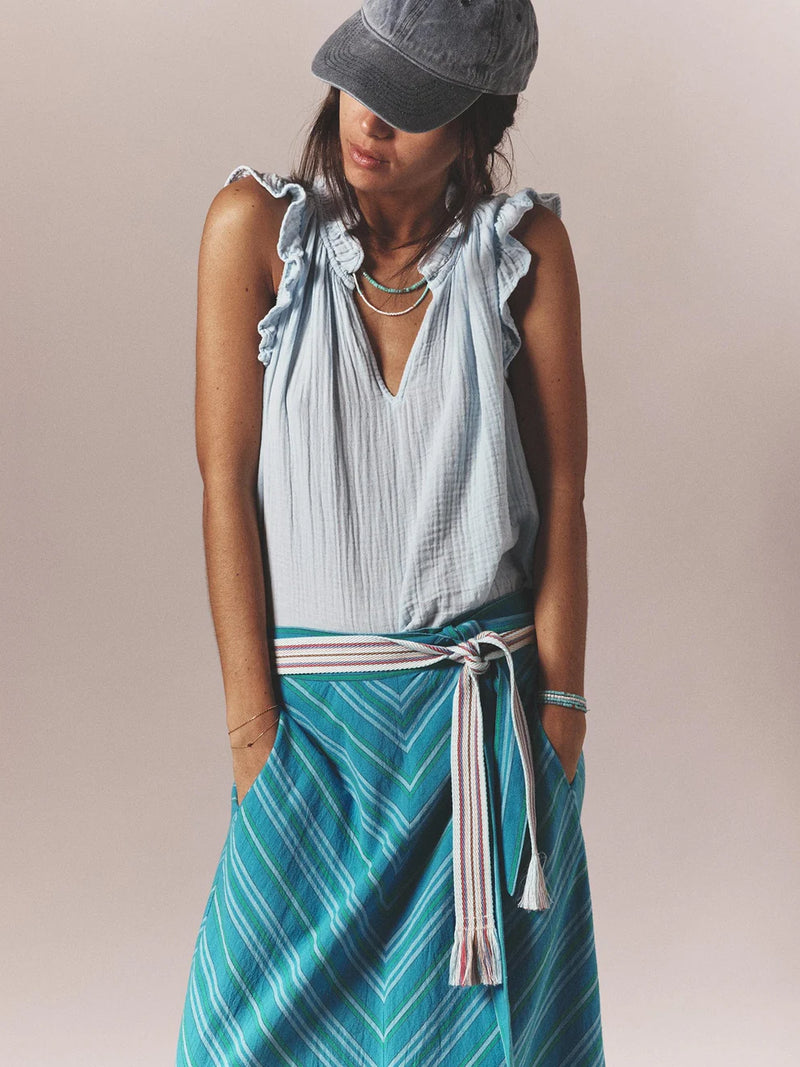 Xirena Bex Cotton Gauze Top