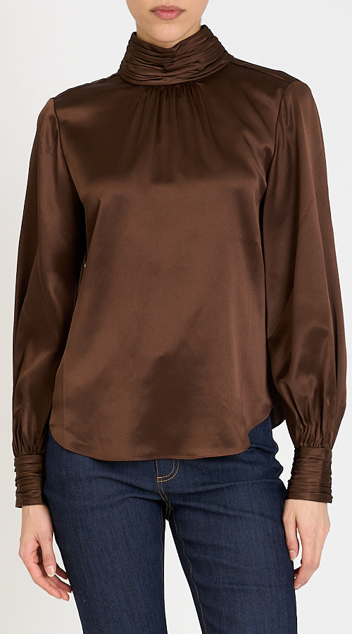 Cinq A Sept Jayla Top Espresso