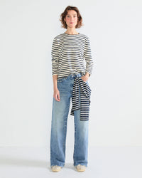 Kule The Modern Long Sleeve Stripe T-Shirt