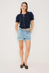 Rails Lora Short Sleeve Ruffle Cardigan