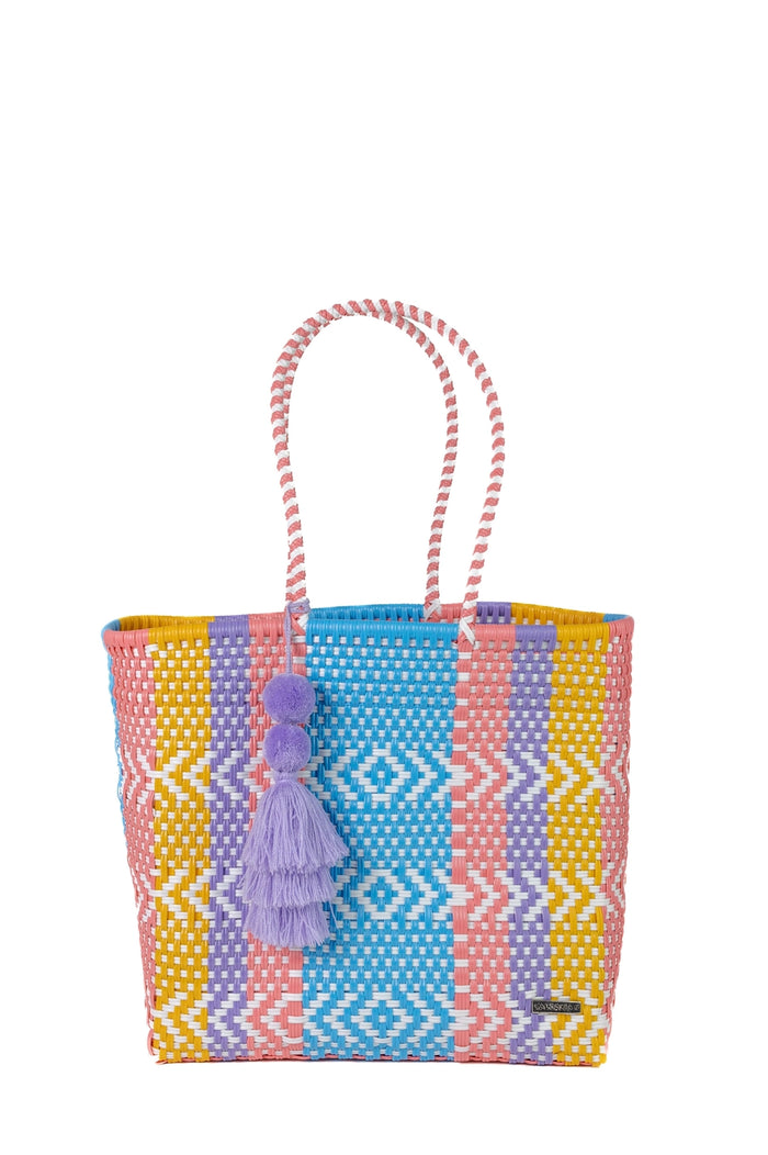 Valerosa Tropical Starburst Playera Tote