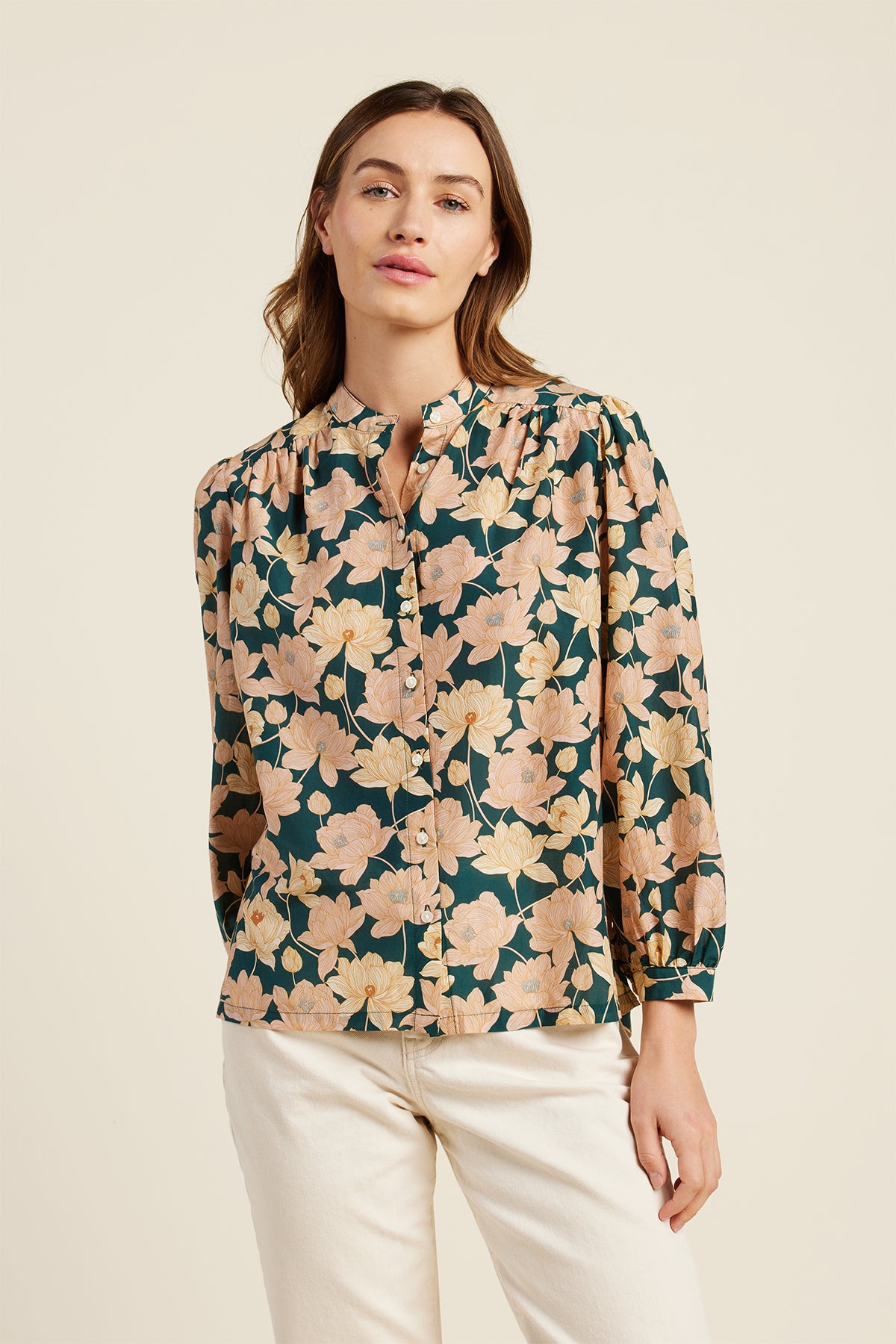 Trovata Birds of Paradis Jasper Twighlight Clara Blouse Final Clearance