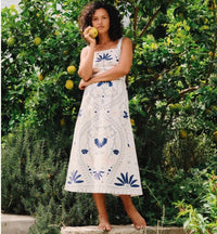 Cleobella Carmen Surf Pritn Midi Dress