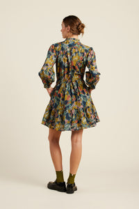 Trovata Birds of Paradis Deep Bramble Yulia Dress