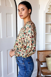 Emerson Fry Lucy Floral Paisley Blouse