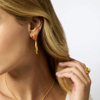 Julie Vos Portofino Statement Earring Melon