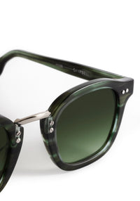 Krewe Campbell Reed Silver Sunglasses