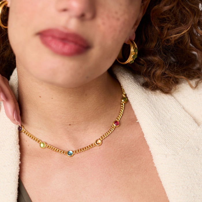 Julie Vos Dolce Delicate Station Necklace