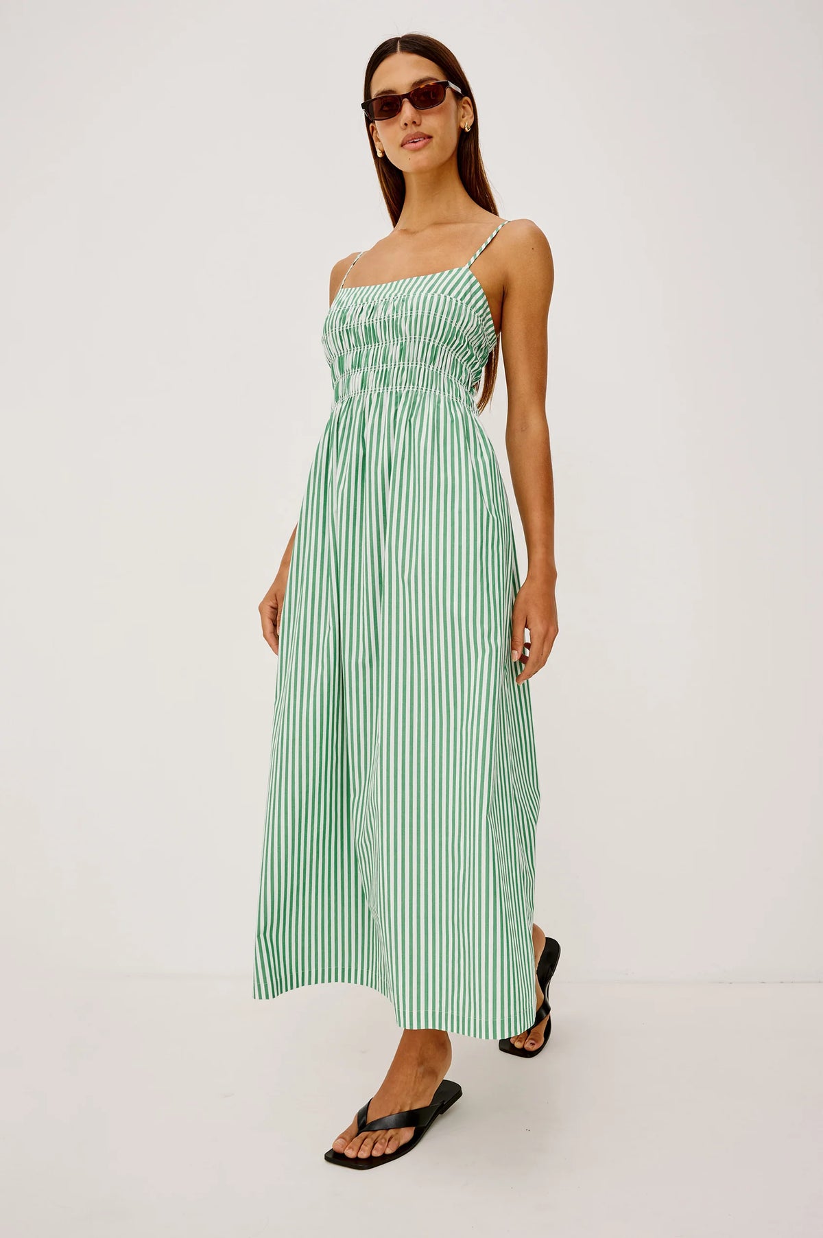 Rails Primrose Emerald Stripe Dress