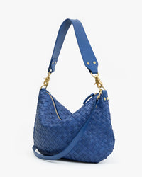 Clare V Moyen Messenger French Blue