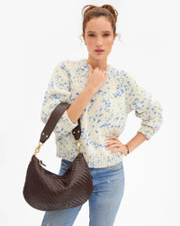 Clare V Moyen Messenger Chocolate