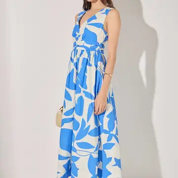 English Factory Floral Print Midi Dress