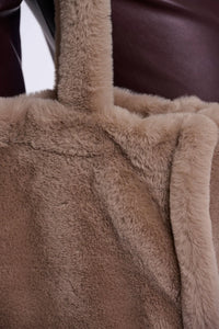 Rino & Pelle Daan Faux Fur Shopper
