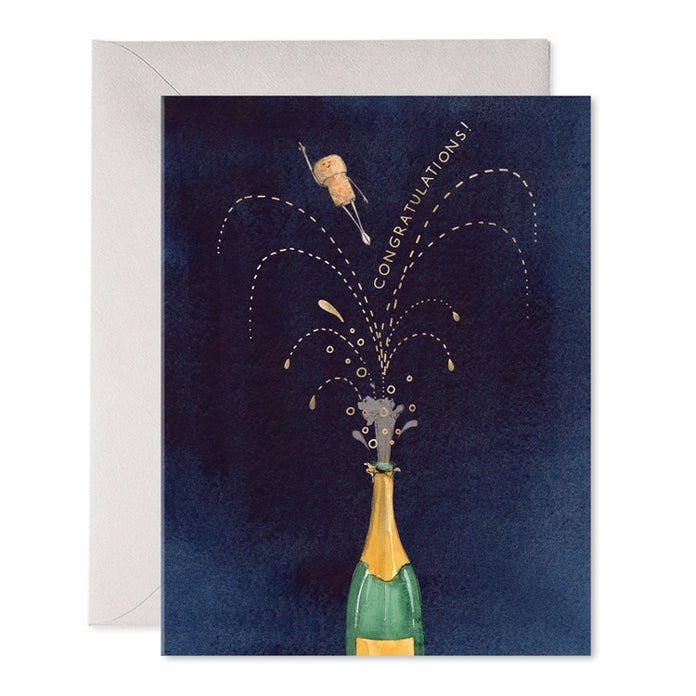 E.Frances Flying Cork Congratulations Card