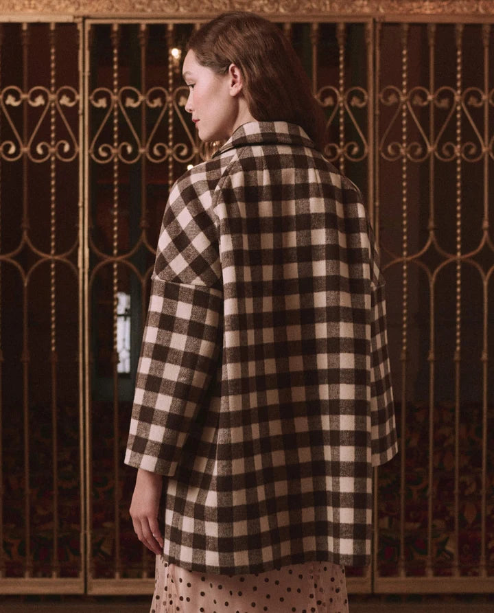 The Great Gingham Check Car Coat