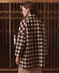 The Great Gingham Check Car Coat