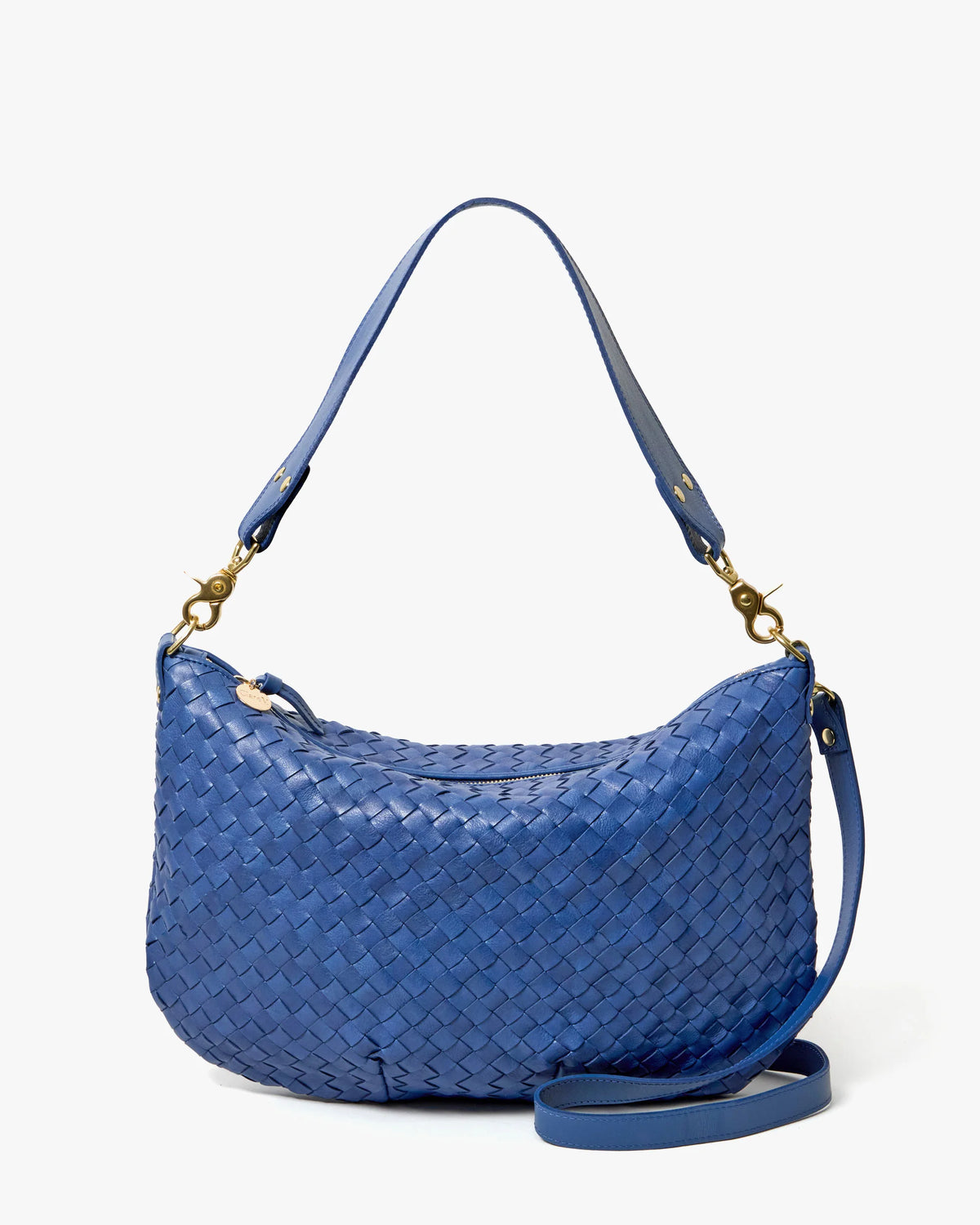 Clare V Moyen Messenger French Blue