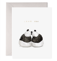 E.Frances Panda Pair Anniversary Card