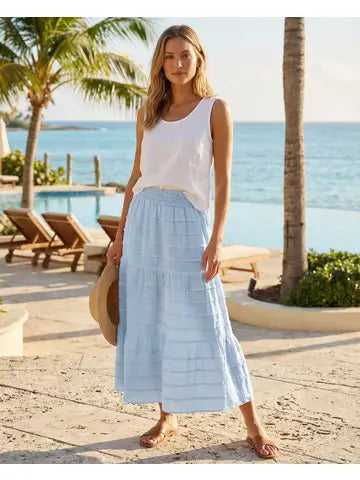 Cotton Natural Lyon Skirt