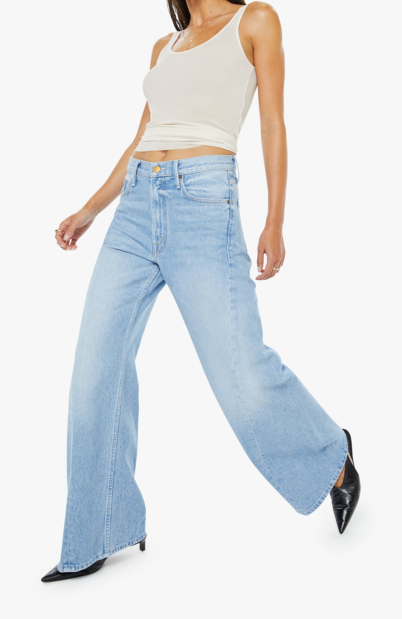 Mother Denim The Lemon Twist Sneak Mucnhies Jeans – Shop Chou Chou