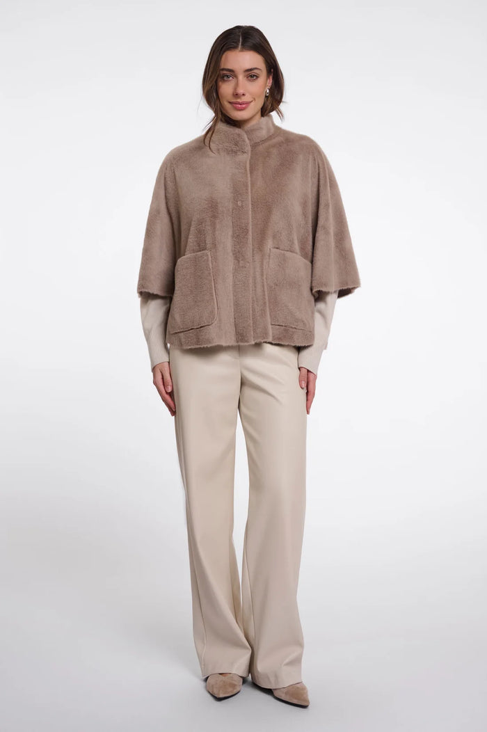 Rino & Pelle Dewi Faux Fur Cape