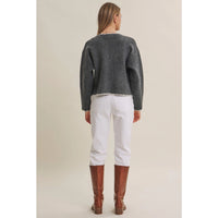In February Wool Blend Sweater Cardigan