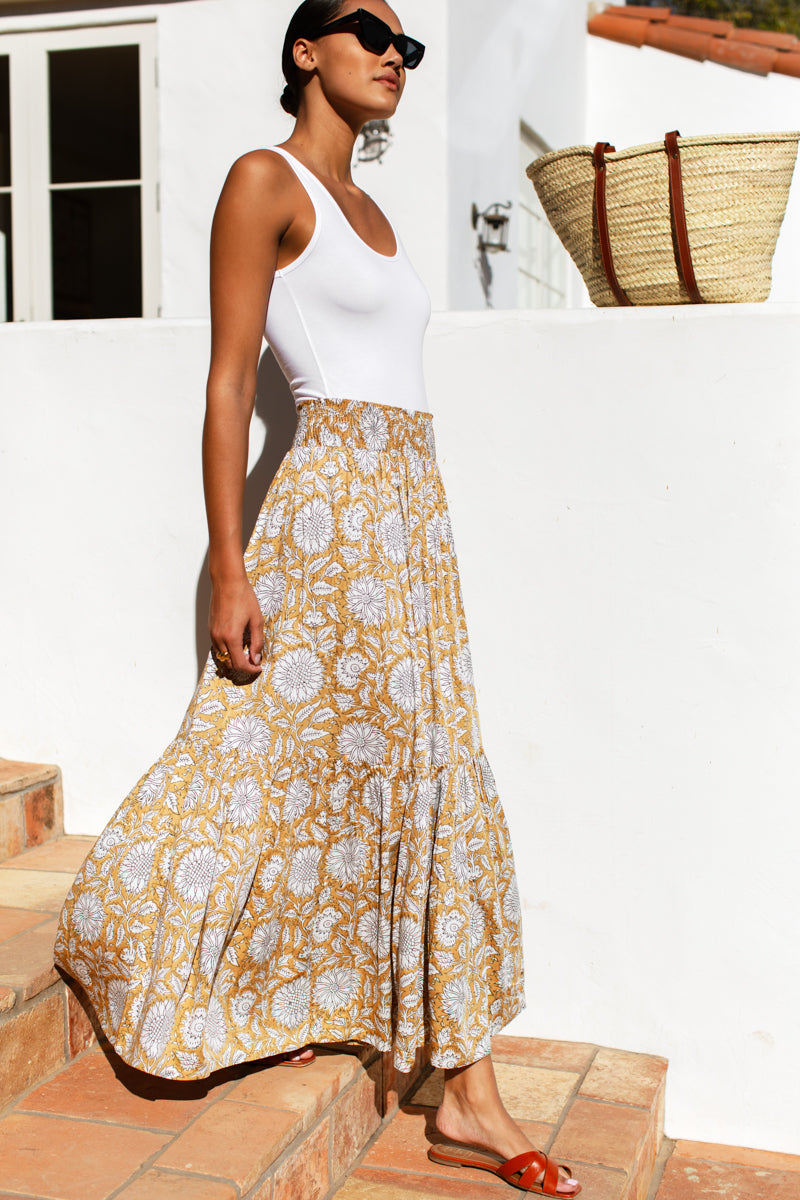 Emerson Fry Arles Shirred Skirt