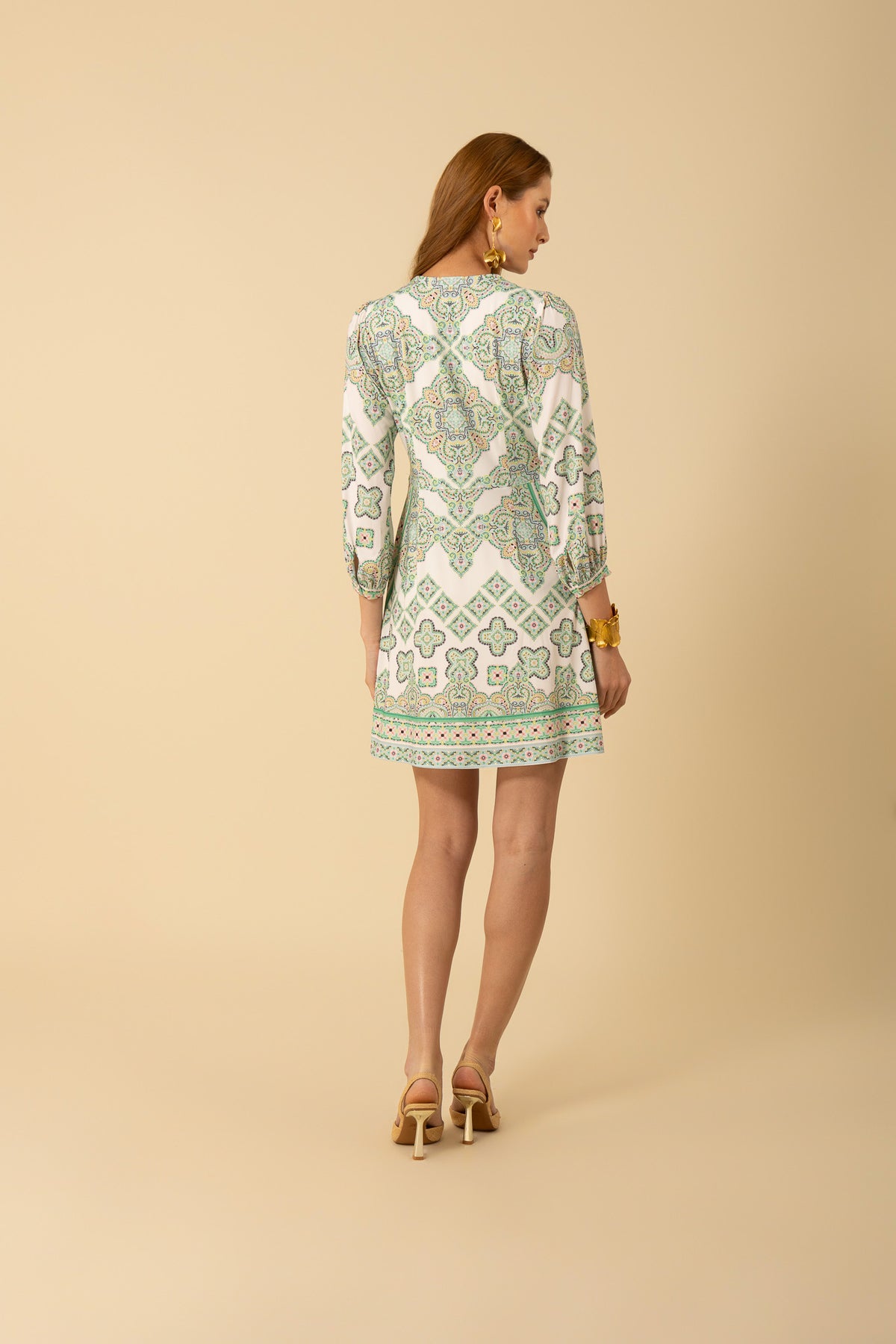 Hale Bob Sevyn Medallion Print Jersey Dress