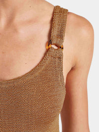 Hunza G Domino Scoop Neck Swim