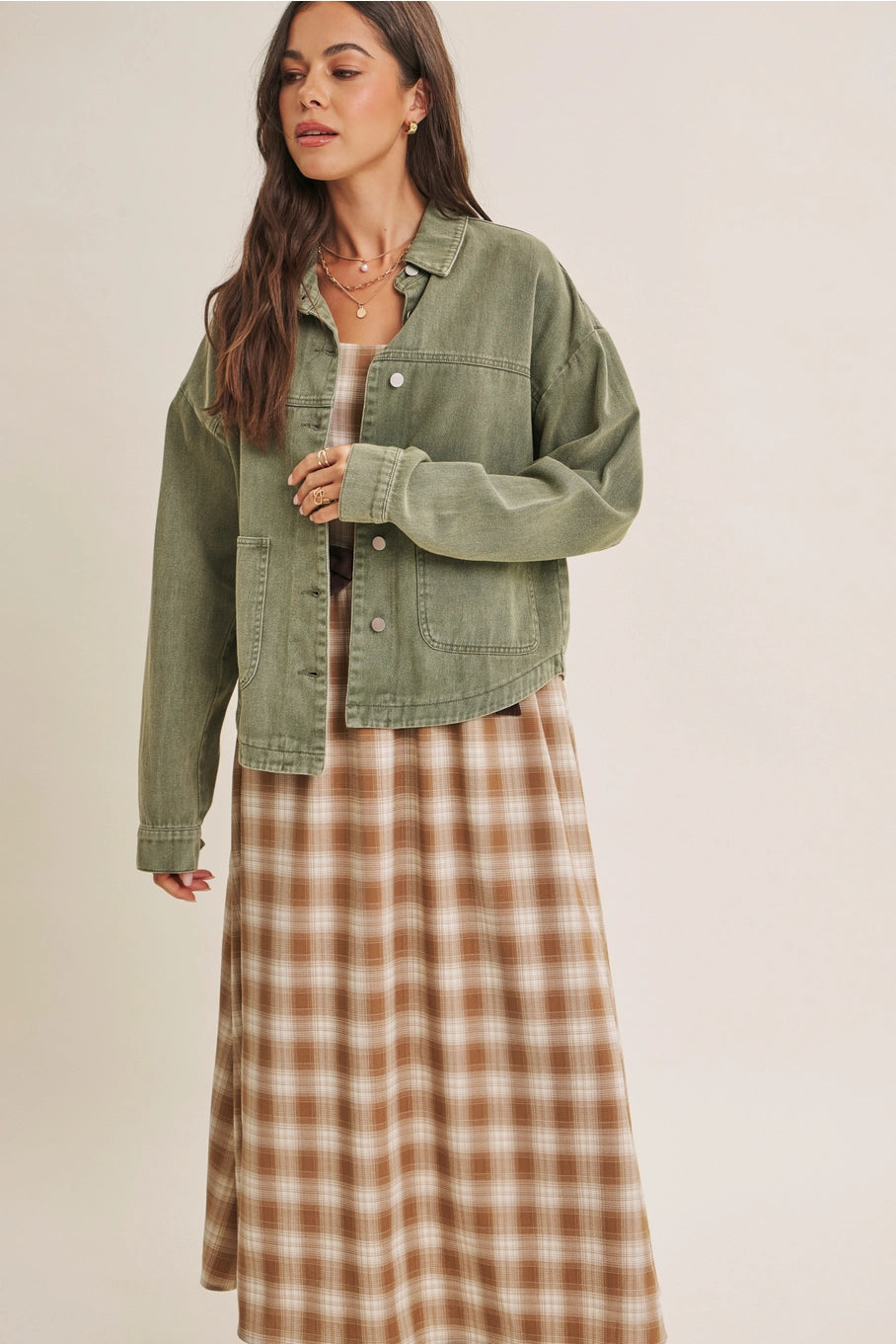 In February Cotton Twill Utility Jacket