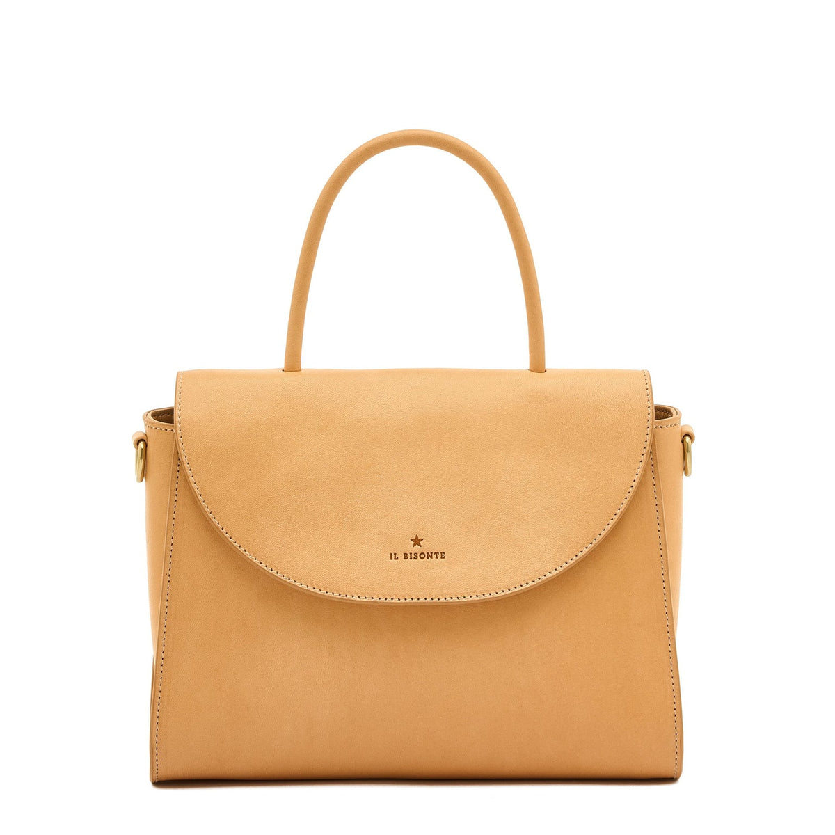 Il Bisonte Leather Top Handle Bag