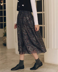 The Great Textile Print Canary Skirt