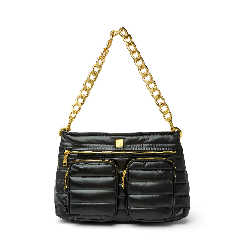 Think Royln Downtown Diva- Pearl Black/Gold Hardware