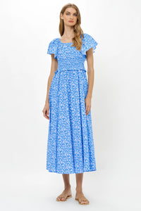 Oliphant Lilana Dress Ditsy Blue