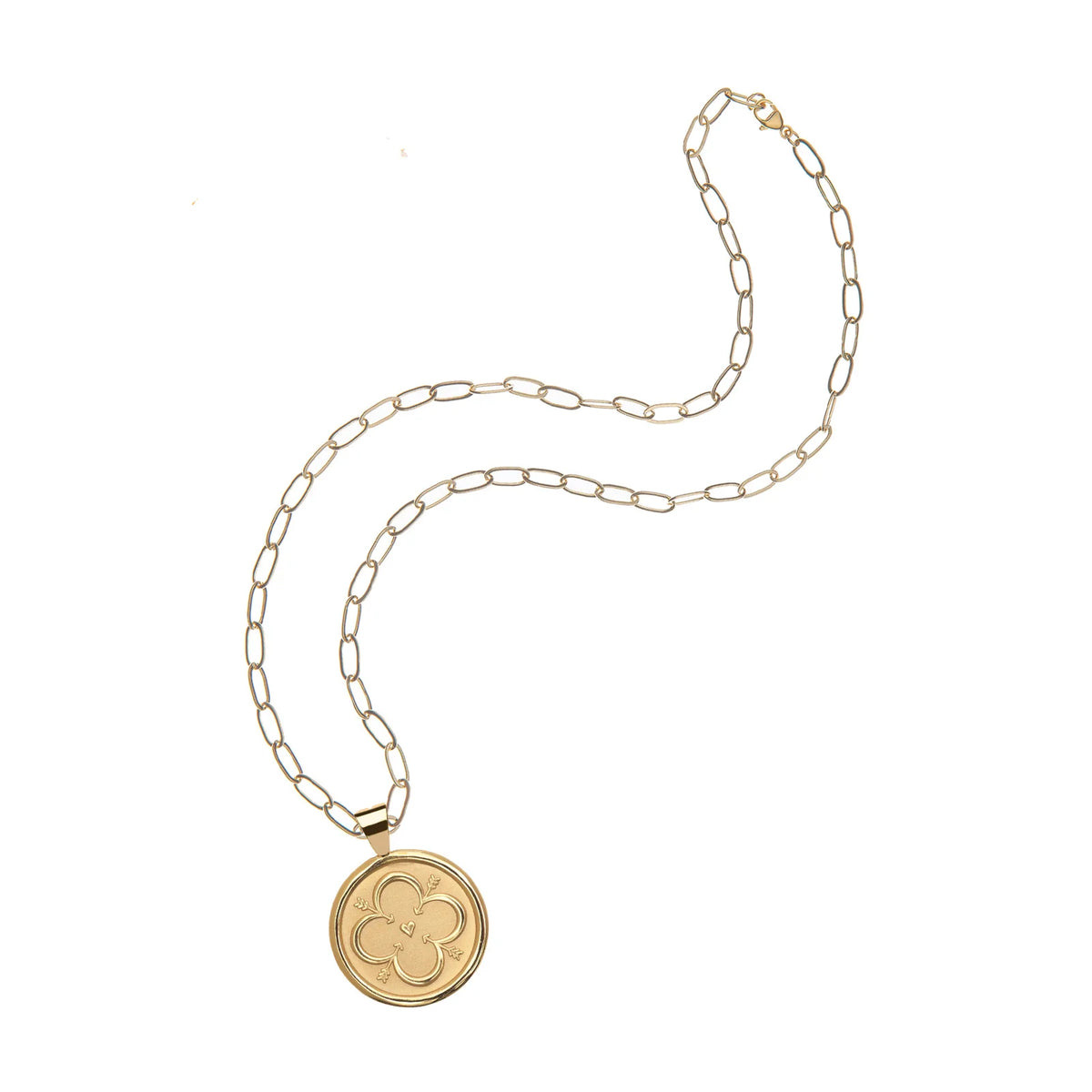 Jane Win Small Love Coin Pendant