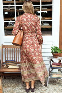 Emerson Fry Vintage Floral Stripe Dress
