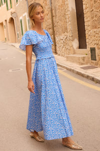 Oliphant Lilana Dress Ditsy Blue