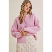 In February Cotton Candy Cardigan