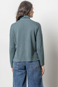 Lilla P Relaxed Turtleneck Sweater