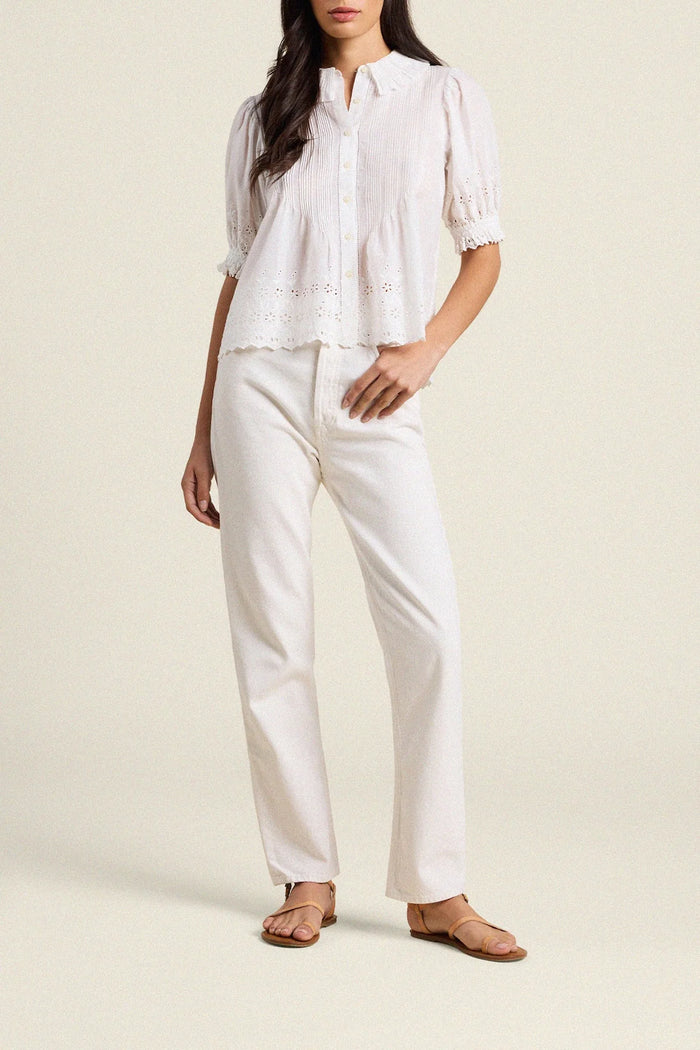 Trovata Birds of Paradis Jess Eyelet Blouse