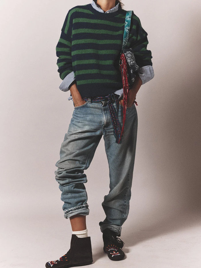 Xirena Lela Stripe Crew Sweater